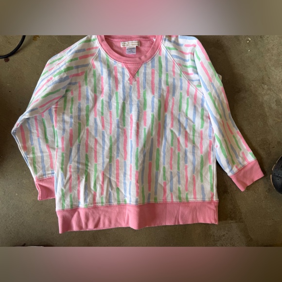 The Beaufort bonnet company size 8Colorful Striped Sweatshirt - Picture 2 of 4